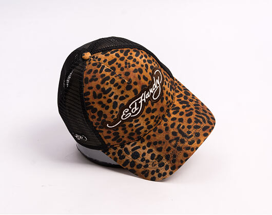 Kappe Ed Hardy - Leopard Print 5 Panel Trucker
