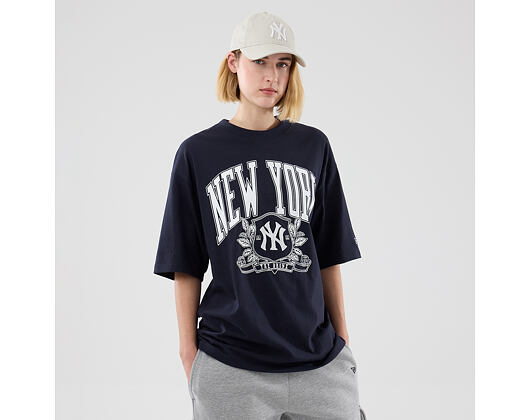 T-Shirt New Era - MLB Arch Graphic Oversized Tee - NY Yankees - Navy
