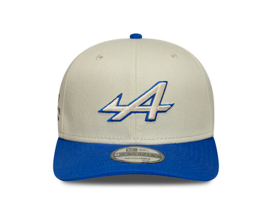Kappe New Era - F1 Contrast Visor 9SEVENTY Stretch-Snap - Alpine Racing - Ivory