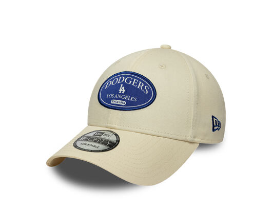 Kappe New Era - MLB Patch 9FORTY - LA Dodgers - Cream