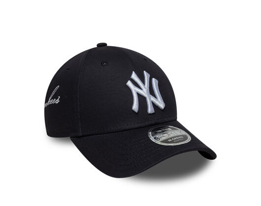 Kappe New Era - MLB Side Script 9FORTY M-CROWN - NY Yankees - Navy