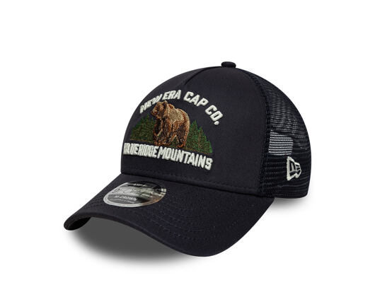 Kappe New Era - Branded Graphic 9FORTY M-CROWN A-Frame Trucker - Navy