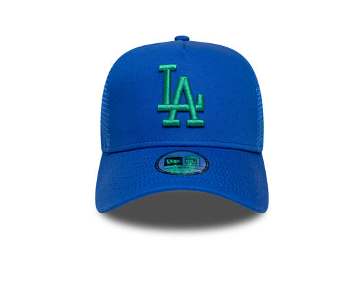 Kinder Kappe New Era - MLB Essential 9FORTY A-Frame Trucker - LA Dodgers - Blue / Green