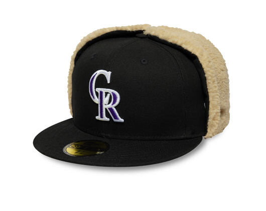 Kappe New Era - MLB World Series Cooperstown Dog-Ear 59FIFTY - Colorado Rockies - Black