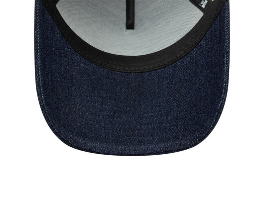 Kappe New Era - Branded Patch Denim 9FORTY A-Frame Trucker - Royal
