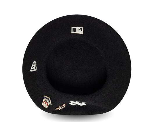 Baskenmütze New Era - MLB IMAGE DROP Retro Pin Beret - NY Yankees - Black