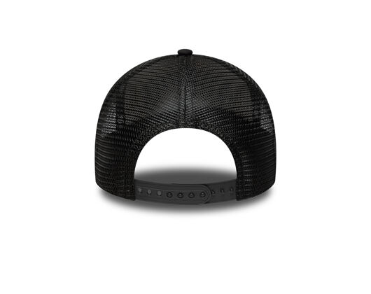 Kappe New Era - Branded Licence Plate 9FORTY A-Frame Trucker - Black / Stone