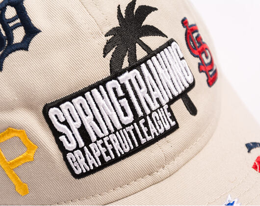 Kappe New Era - MLB Grapefruit League Scatter 9TWENTY - Grapefruit League Logo - Stone