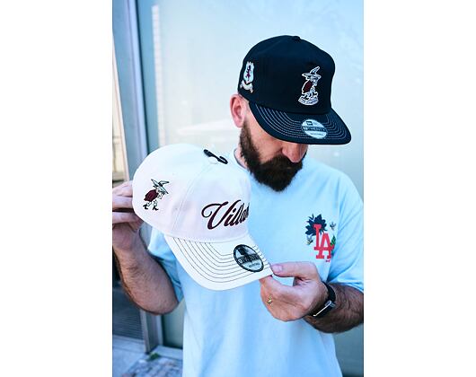 Kappe New Era - Villans Dadcap 9TWENTY A-Frame - ASTON VILLA FC - Ivory