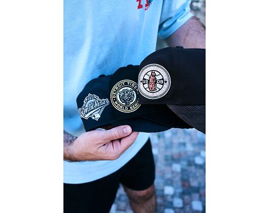 Kappe New Era - MLB Retro Cord Cooperstown 19TWENTY - Detroit Tigers - Black