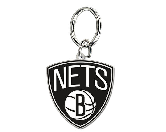 Schlüsselanhänger Wincraft - NBA - Cloisonne Key Ring - Brooklyn Nets