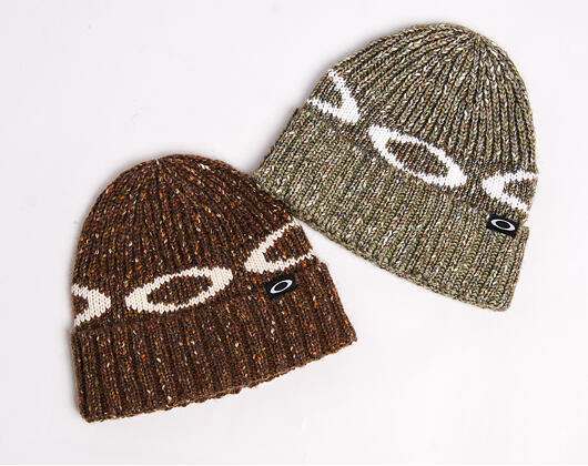 Mütze Oakley - W. Ellipse Ribbed Beanie - Dark Umber