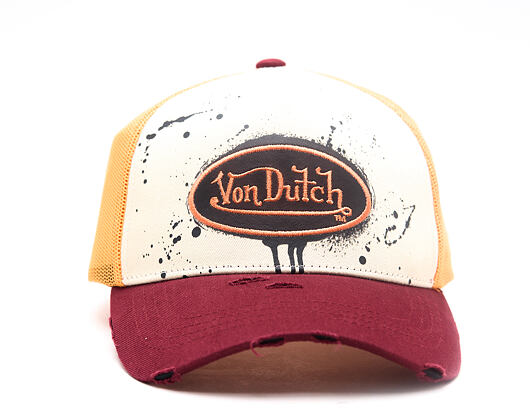 Kappe Von Dutch - Baseball - Print & Embroidery - Red / Yellow