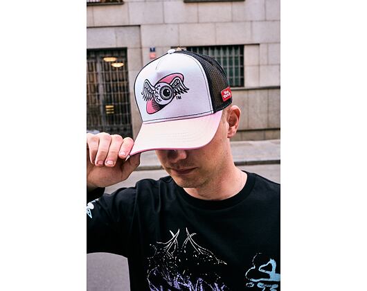 Damen Kappe Von Dutch - Baseball - Embroidery - White / Pink
