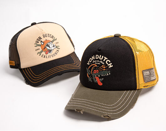Kappe Von Dutch - Trucker - Print - Black / Green