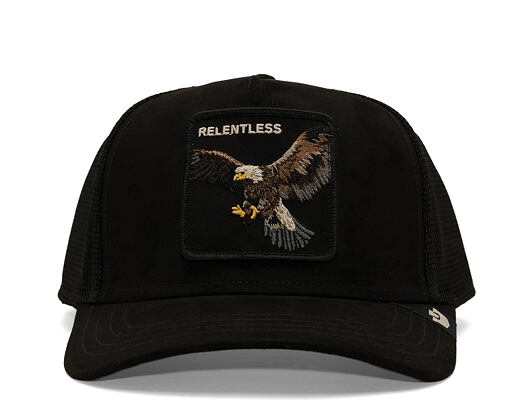Kappe Goorin - Suede Represent Eagle Trucker - Black