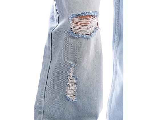 Hose Karl Kani - OG Distressed Straight Leg Jeans - Blue