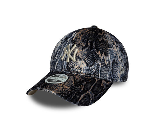 Damen Kappe New Era - MLB Snake Print 9FORTY - NY Yankees - Black / Blush Pink