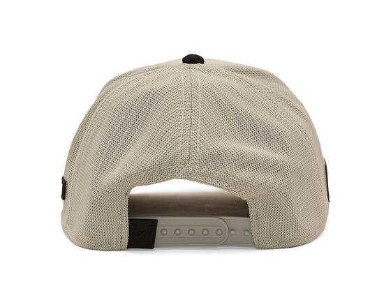 Kappe Capslab - Tom & Jerry Trucker - Tom Line Art Suede Visor - Off White / Black