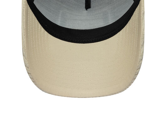 Kappe New Era - Branded Cord Visor 9FORTY A-Frame Trucker - Navy / Stone