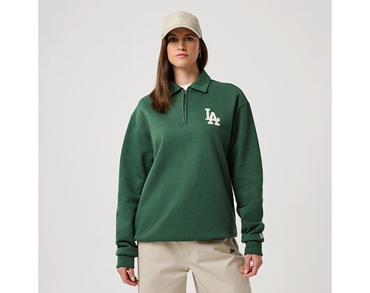 Pullover New Era - MLB Quarter Zip - LA Dodgers - Cilantro Green