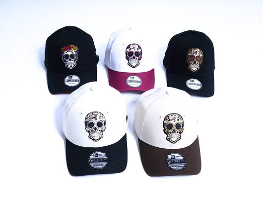 Kappe New Era - Branded Skull Pack 9FORTY - Black
