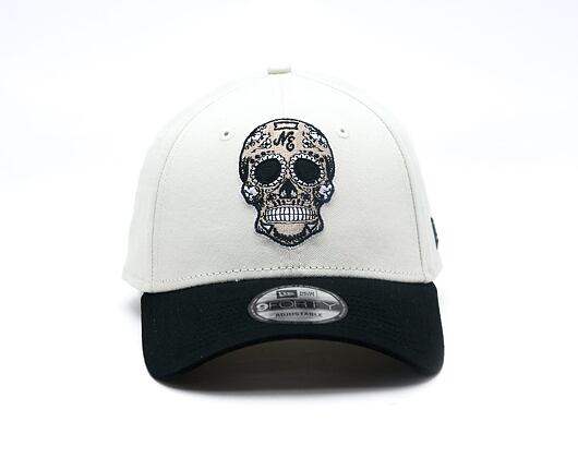 Kappe New Era - Branded Skull Pack 9FORTY - Ivory / Black