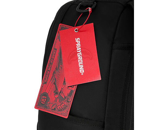 Rucksack Sprayground - Shark Central Black Nylon Gray Embossed Backpack