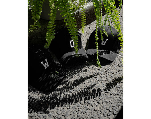 Kappe State of WOW ALPHABET - Oskar Baseball Cap Crown 2 Black/White Strapback