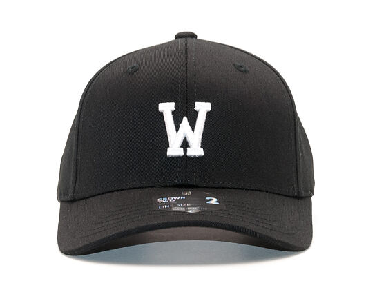 Kappe State of WOW ALPHABET - Whiskey Baseball Cap Crown 2 Black/White Strapback