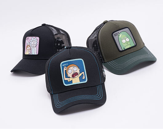 Kappe Capslab - Trucker Rick und Morty - Schwarz / Lila