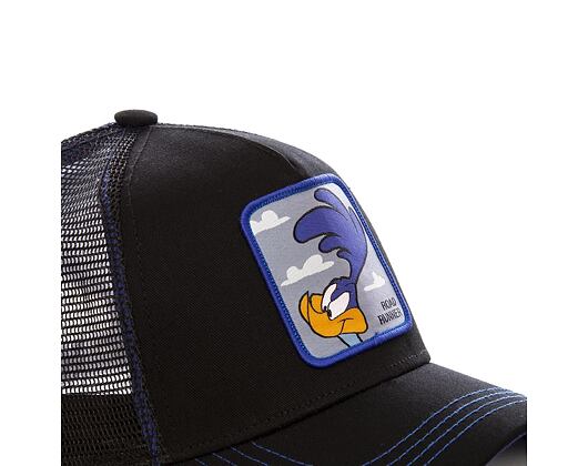 Kappe Capslab Looney Tunes - The Roadrunner Trucker Black