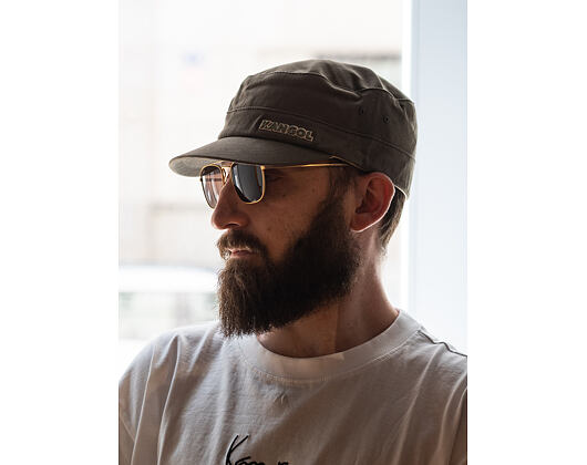 Kappe Kangol - Cotton Twill Army Cap - Green