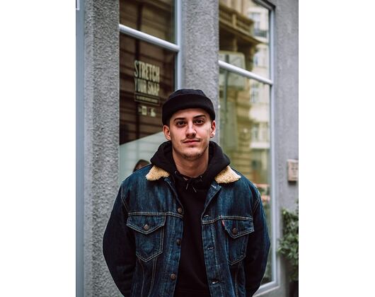 Mütze Stetson Docker Cap Wool/Cashmere Black 8810101