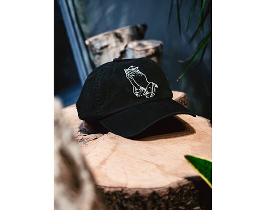 Kappe Rip N Dip - Praying Hands Dad Hat RND4753 Black