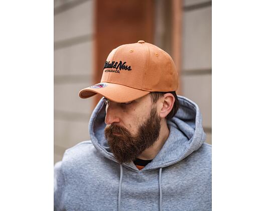 Kappe Mitchell & Ness - Branded Pinscript Classic Red - Tan