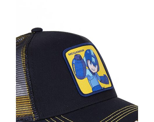 Kappe Capslab Trucker (MEGAMAN) Black/Yellow HER2