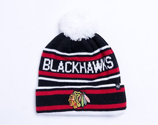 Mütze '47 Brand NHL Chicago Blackhawks Rockhill Cuff Knit Black
