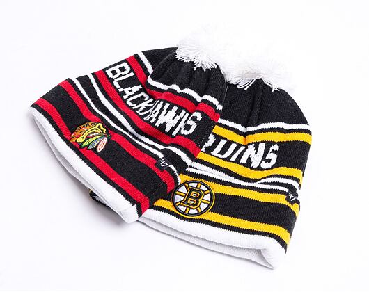 Mütze '47 Brand NHL Chicago Blackhawks Rockhill Cuff Knit Black