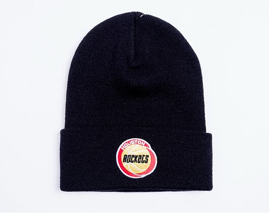 Mütze Mitchell & Ness Houston Rockets HWC Team Logo Cuff Knit Black
