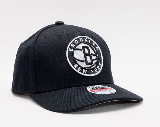 Kappe Mitchell & Ness Team Ground 2.0 Stretch Snapback Brooklyn Nets Black