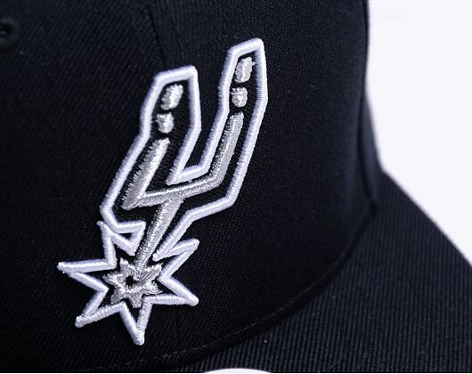 Cap Mitchell & Ness - Team Ground 2.0 Snapback - San Antonio Spurs - Schwarz
