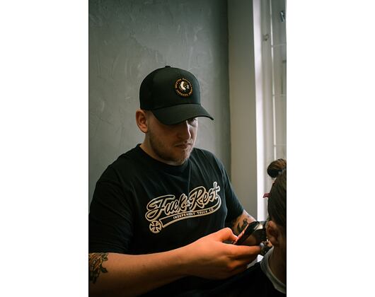 Kappe Brixton Rival Stamp X MP Mesh Cap Black