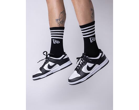 3 Paar Socken New Era Stripe Crew 3Pack Black