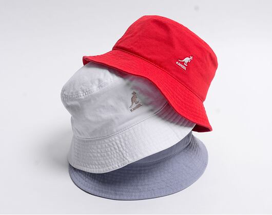 Hut Kangol Washed Bucket Cherry Glow