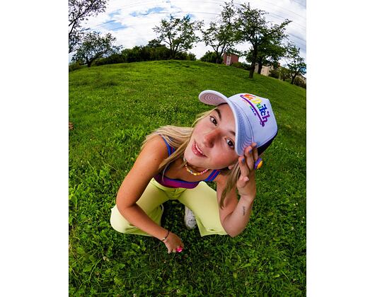 Kappe Von Dutch Fargo Trucker Cotton Twill White/Purple