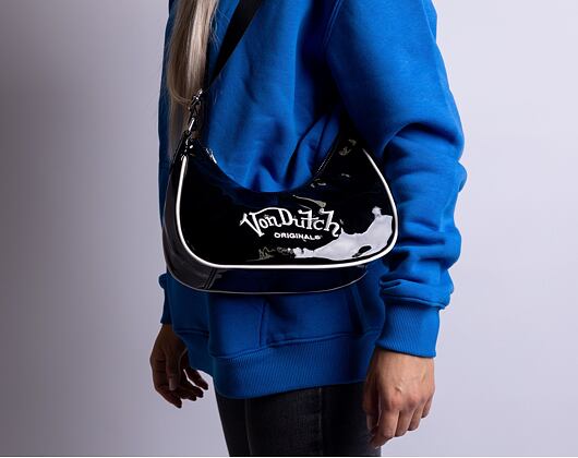 Handtasche Von Dutch Amy Baguette Imi Patent Black