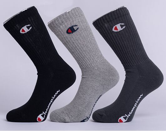 Socken Champion 3pk Crew Socks DAG/OXGM/NBK