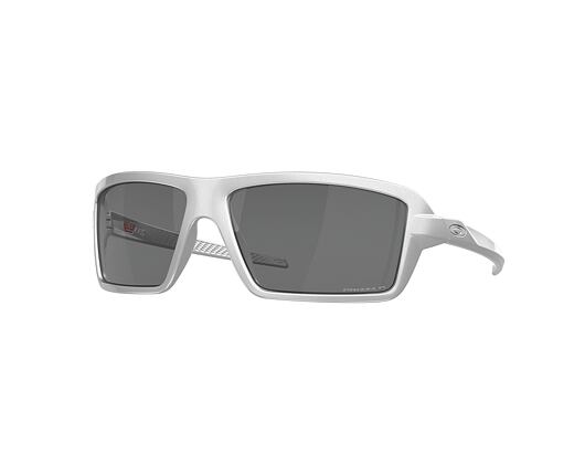 Sonnenbrille Oakley Cables X-Silver w/Prizm Black Polar 0OO9129 91291263