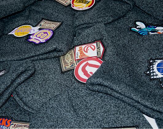 Mütze Mitchell & Ness XL LOGO PATCH KNIT HWC Atlanta Hawks Black